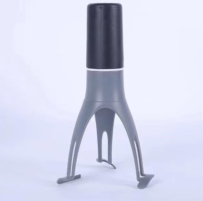 3-Speed Adjustable Mini Automatic Mixer for Pots - Semi-Automatic Cream & Egg Beater - Kitchen Baking Tool for Food Mixing (Grey) | Perfect for Whipping Cream, Beating Eggs, and Mixing Batter for Cakes, Cookies & Desserts
