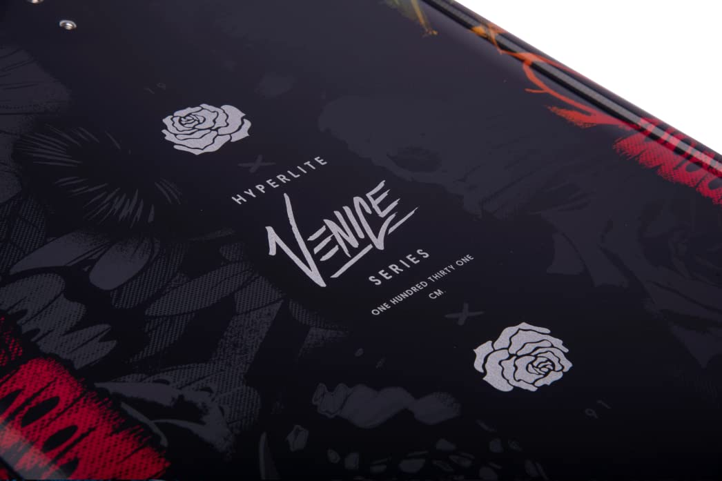 Hyperlite Venice Women's Wakeboard 136cm - Black/Red - Premium Performance for Wakeboarding & Water Sports