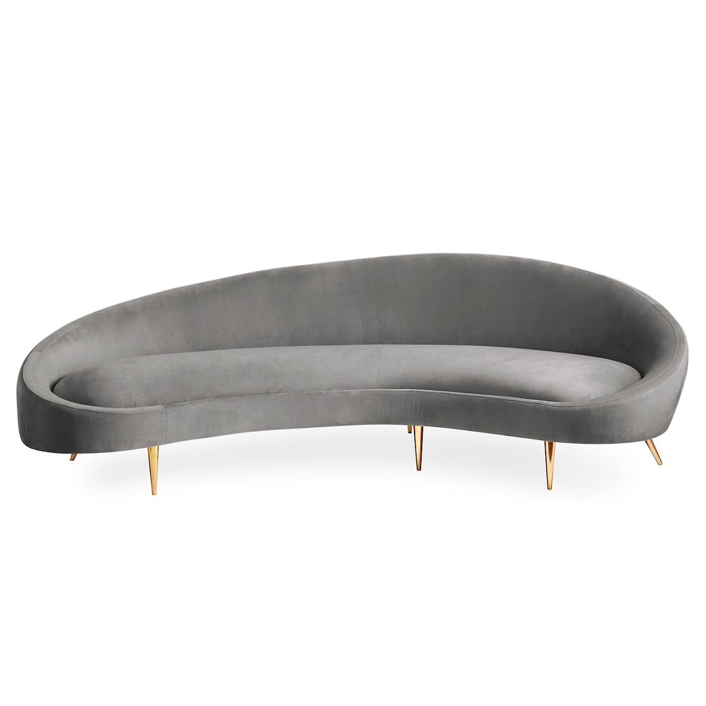 Ether 94 Curved Sofa - Modern L-Shaped Sectional Couch for Living Room, Lounge & Office - Comfortable Luxury Furniture for Home Decor