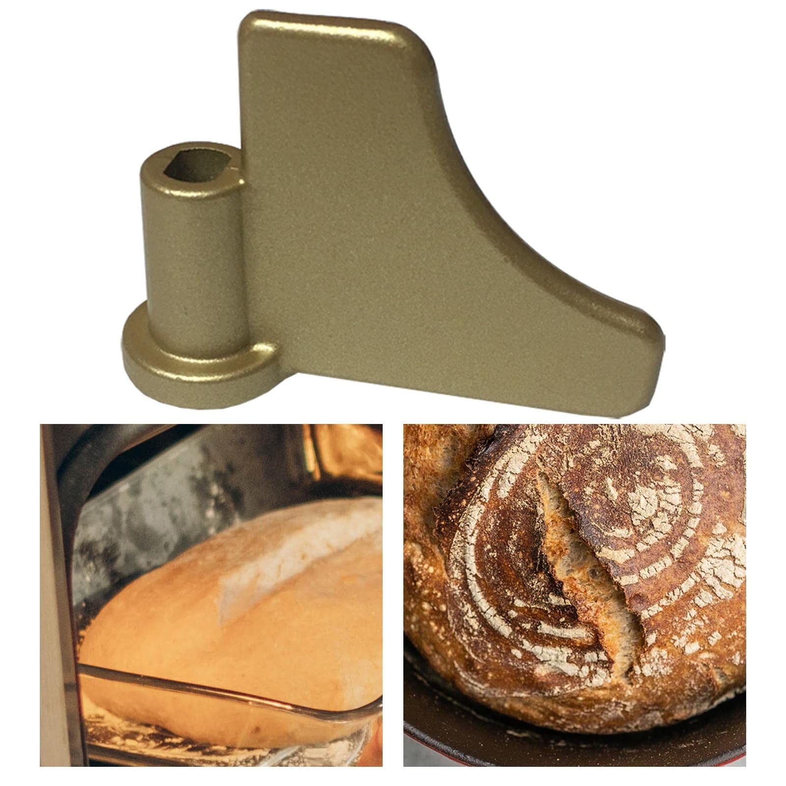 Bread Maker Paddle Replacement - Stainless Steel Dough Hook for Bread Machine - Compatible with Most Breadmakers - Perfect for Homemade Bread, Pizza Dough & Baking