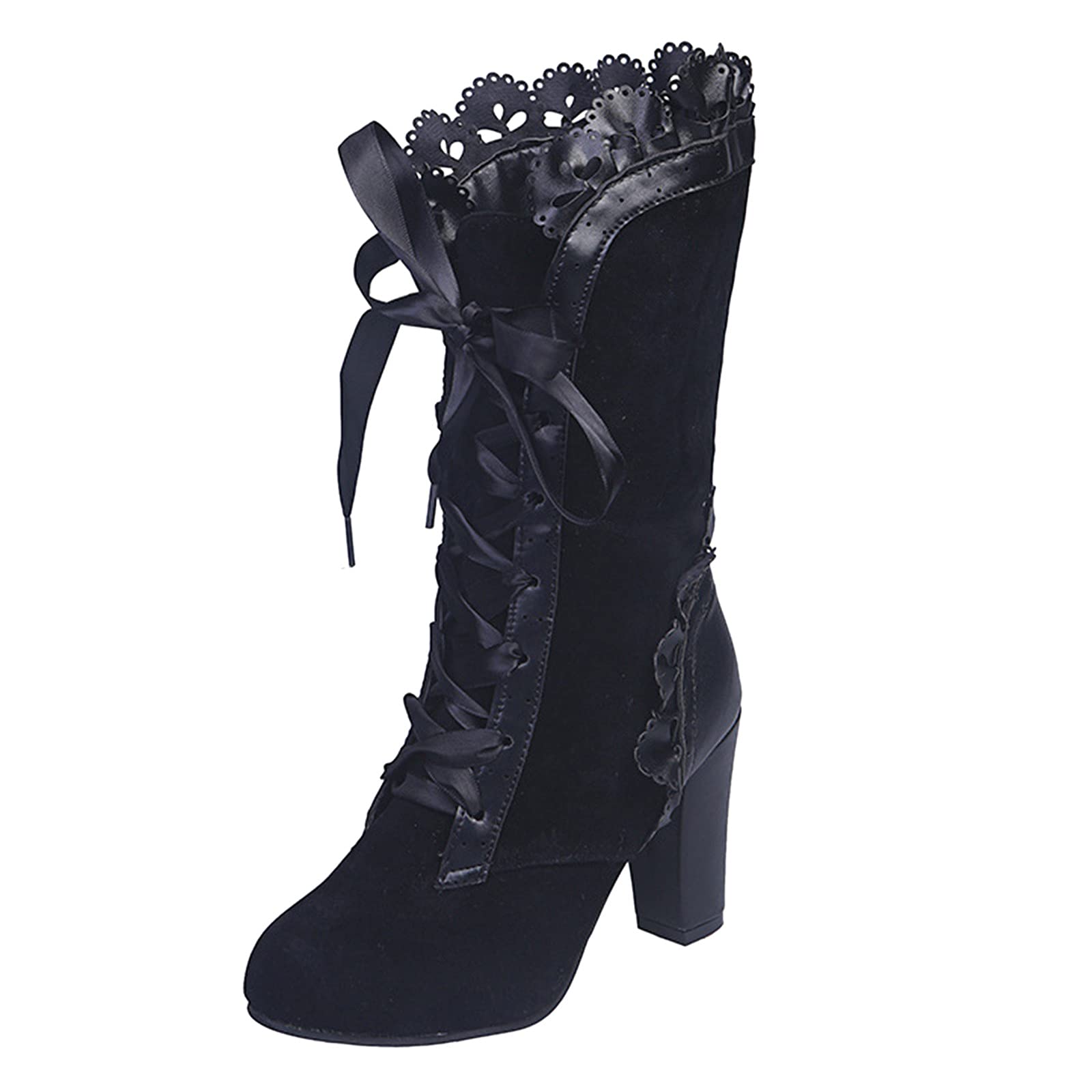 RUIY Women's Fashion Boots for Autumn Winter 2021 - Stylish Ankle Boots, Stone Pattern Short Boots & Glitter Knee High Boots for Women | Perfect for Office, Party & Casual Outfits