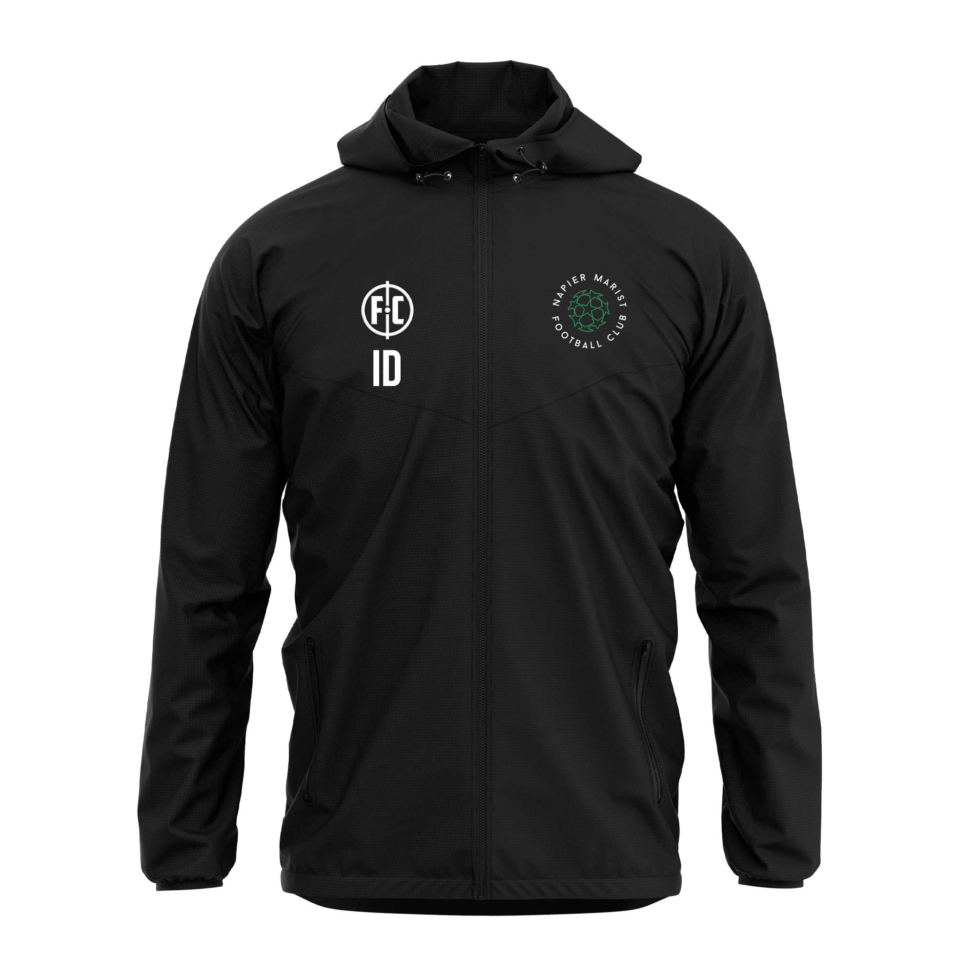 Napier Marist FC Waterproof Shower Jacket - Lightweight Raincoat for Men & Women - Perfect for Soccer Fans, Outdoor Sports & Camping