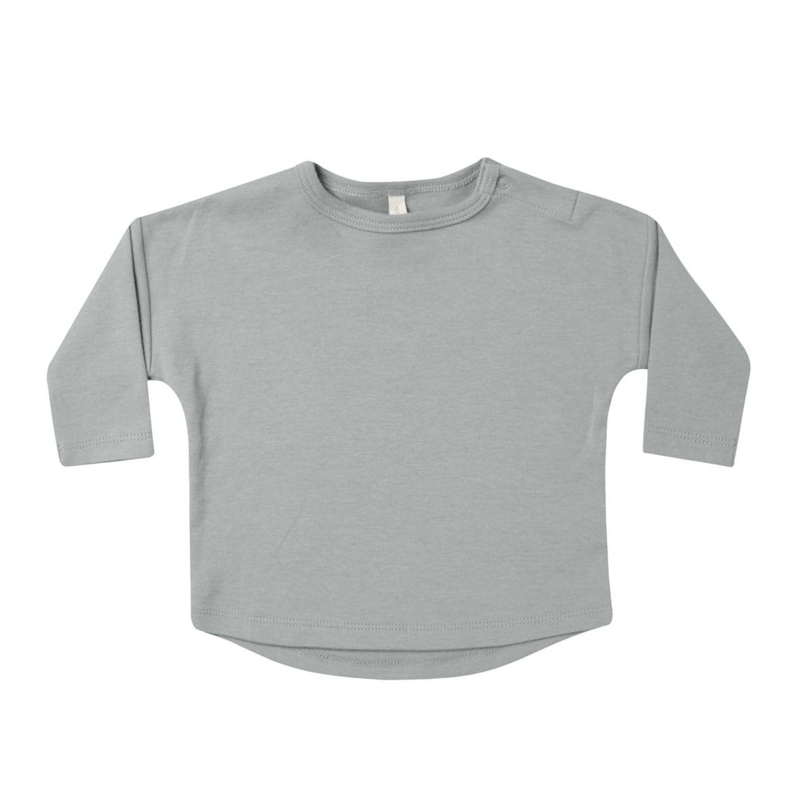 Premium Long Sleeve T-Shirt for Men & Women | Soft Cotton Dusty Blue Top | Final Sale | Perfect for Casual Wear, Layering & Everyday Comfort