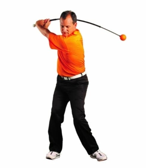 Orange Whip Trainer - Premium Baseball & Softball Swing Training Aid for Batting Practice | Improve Hitting Power & Accuracy | Perfect for Home, Field & Cage Training
