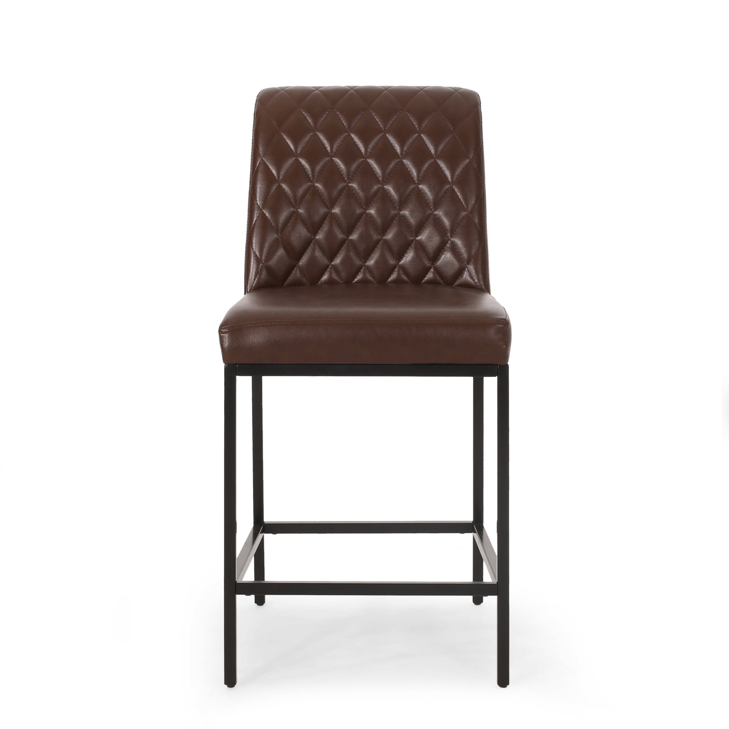 2-Pack Modern Counter Stools for Kitchen Island Bar - Adjustable Height, Comfortable Seating for Dining & Entertaining
