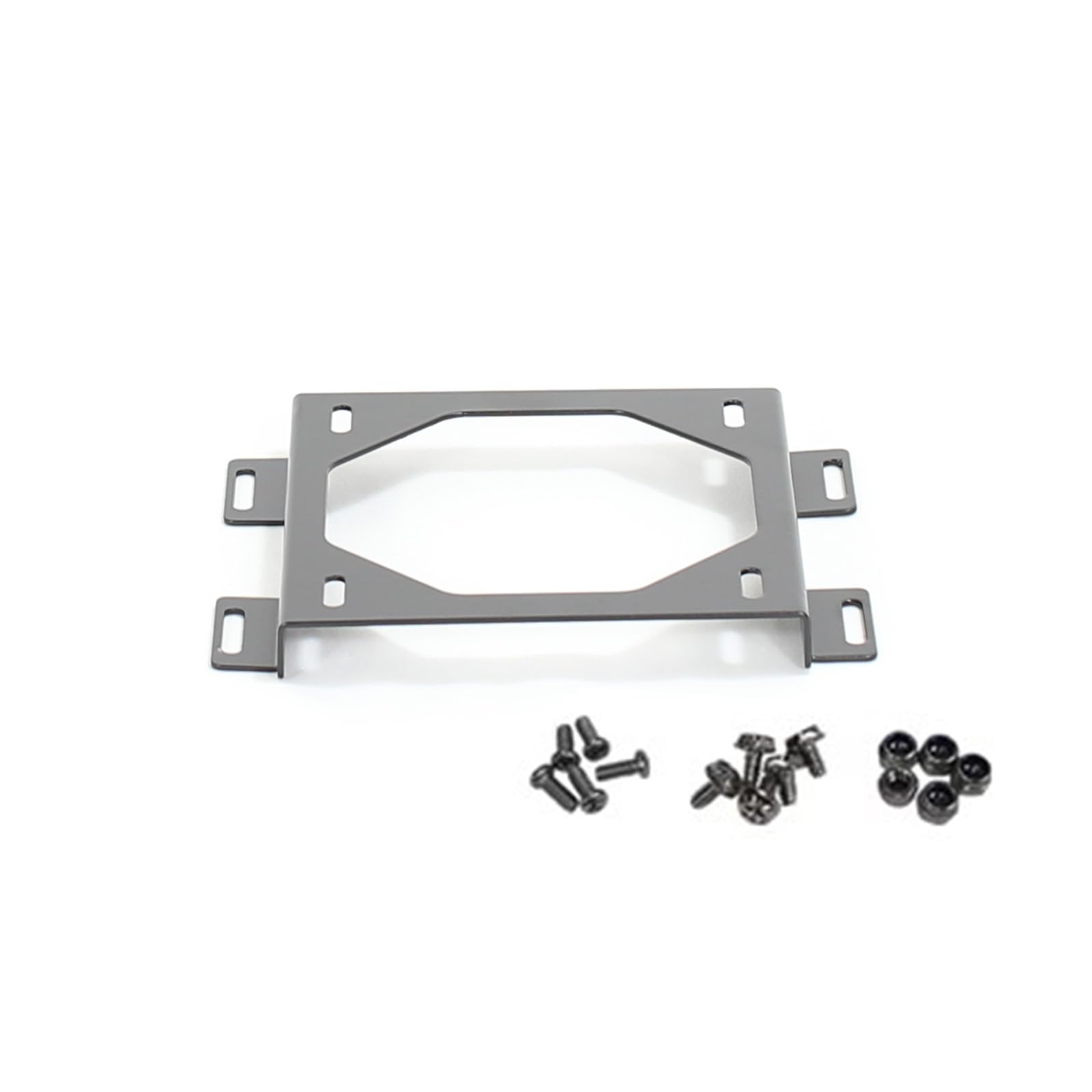 Oadnijuie Universal Radiator Bracket Fan Mount - Heavy Duty Galvanized Steel External Mounting Bracket for 12cm/24cm/36cm Computer Case Fans | Perfect for PC Builds, Gaming Rigs & Workstation Cooling Systems