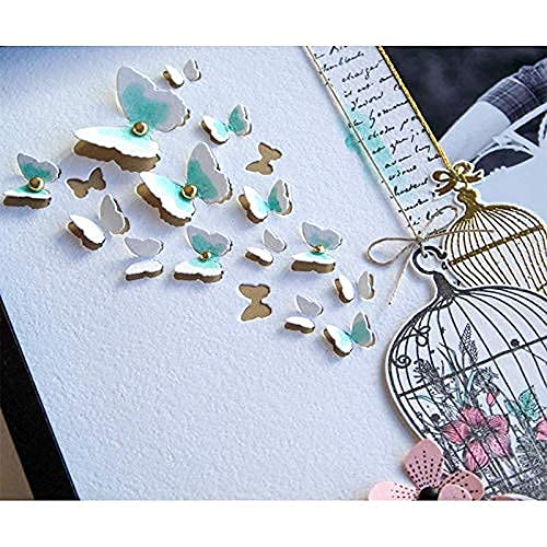 Butterfly Metal Cutting Dies Set for DIY Scrapbooking - Foldable Butterfly Stencils for Photo Albums, Cards, and Paper Crafts | Perfect for Wedding Invitations, Home Decor, and Handmade Greeting Cards