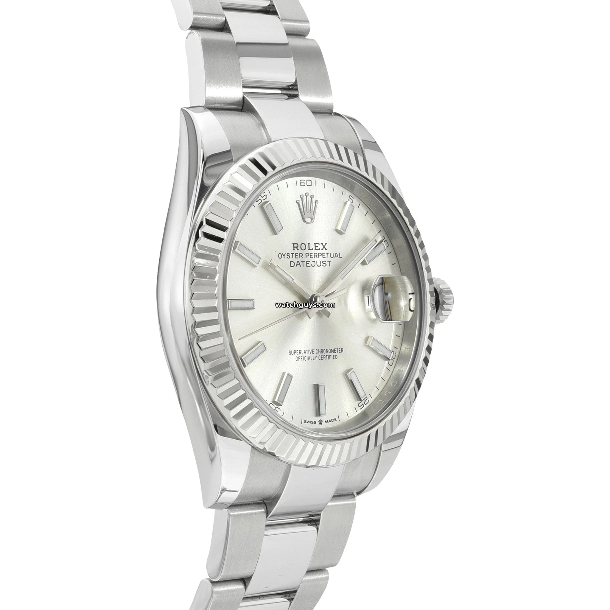 Rolex Datejust 126334 Silver Stainless Steel Watch - Luxury Men's Timepiece for Business, Formal & Special Occasions