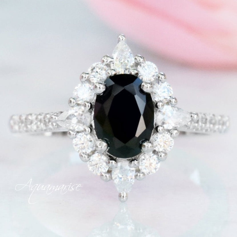 Black Onyx Sterling Silver Ring for Women - Elegant & Durable Jewelry for Everyday Wear, Gifts, and Special Occasions