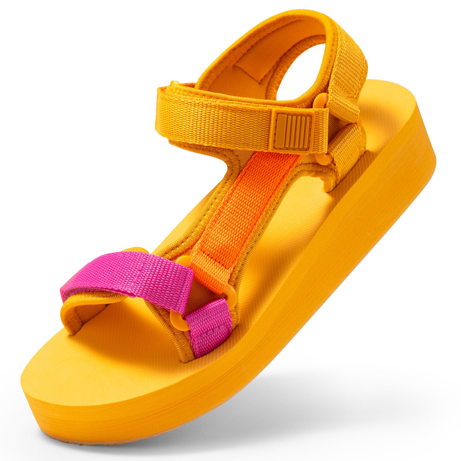 Dodow Women's Sport Sandals - Lightweight Walking & Hiking Sandals with Arch Support - Breathable Athletic Beach Water Shoes for Outdoor Activities, Travel & Summer Adventures