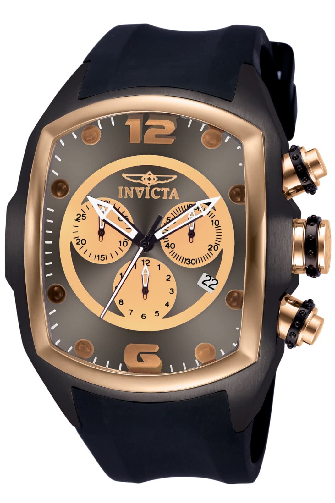 Invicta Lupah Revolution Chronograph Men's Watch 10065 - Stylish Analog Quartz Wristwatch for Business, Casual & Outdoor Activities