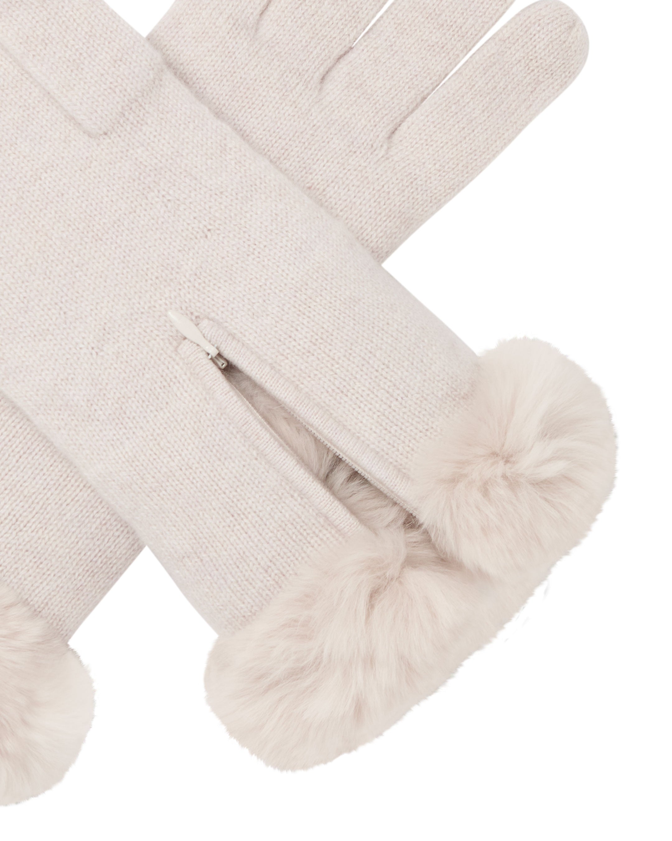 Luxury Women's Cashmere Gloves with Fur Trim - Soft Winter Warm Gloves for Cold Weather - Perfect for Outdoor Activities, Fashion & Gift Giving