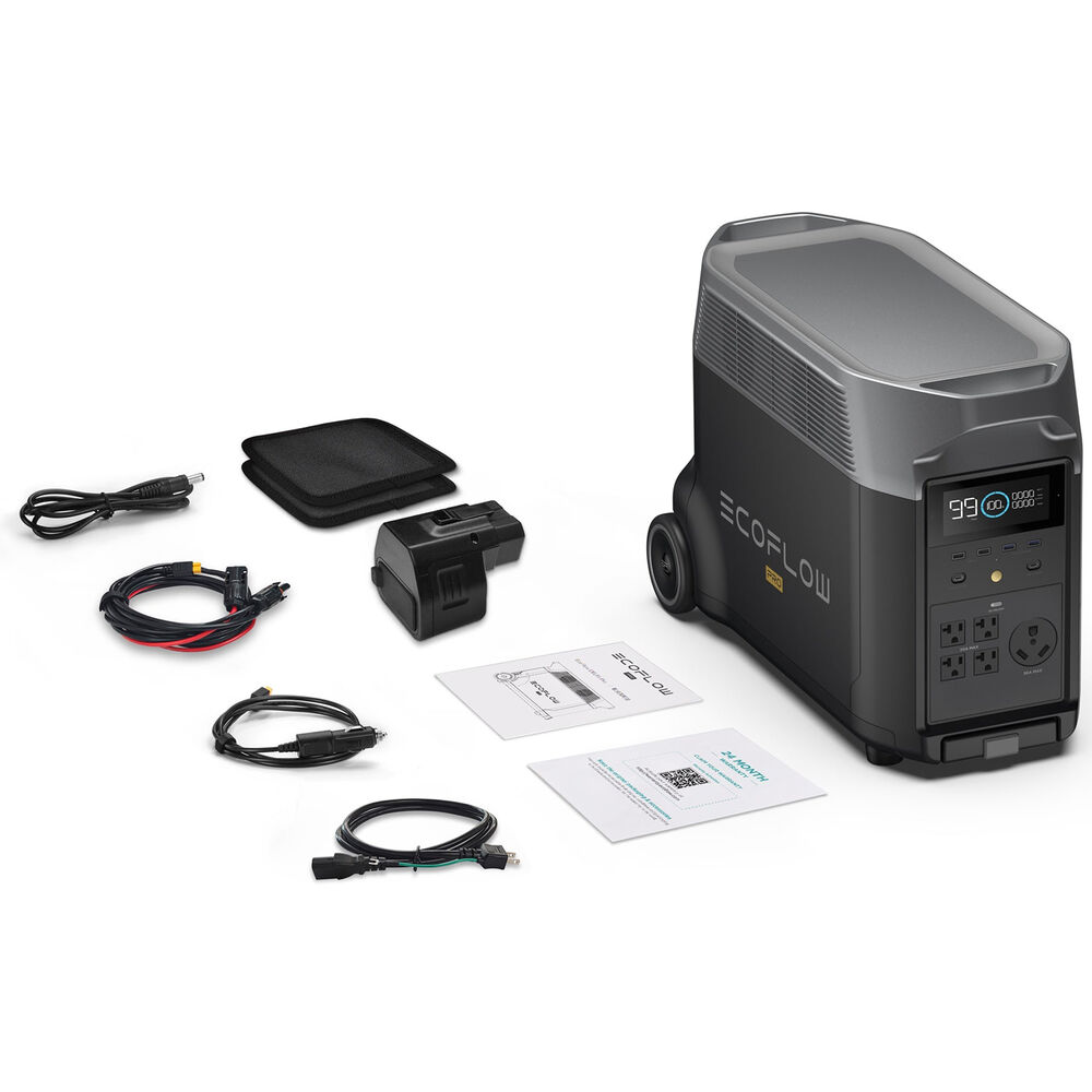 Aputure EcoFlow DELTA Pro 3600W Portable Power Station - Solar Generator for Home Backup, Camping & Outdoor Adventures