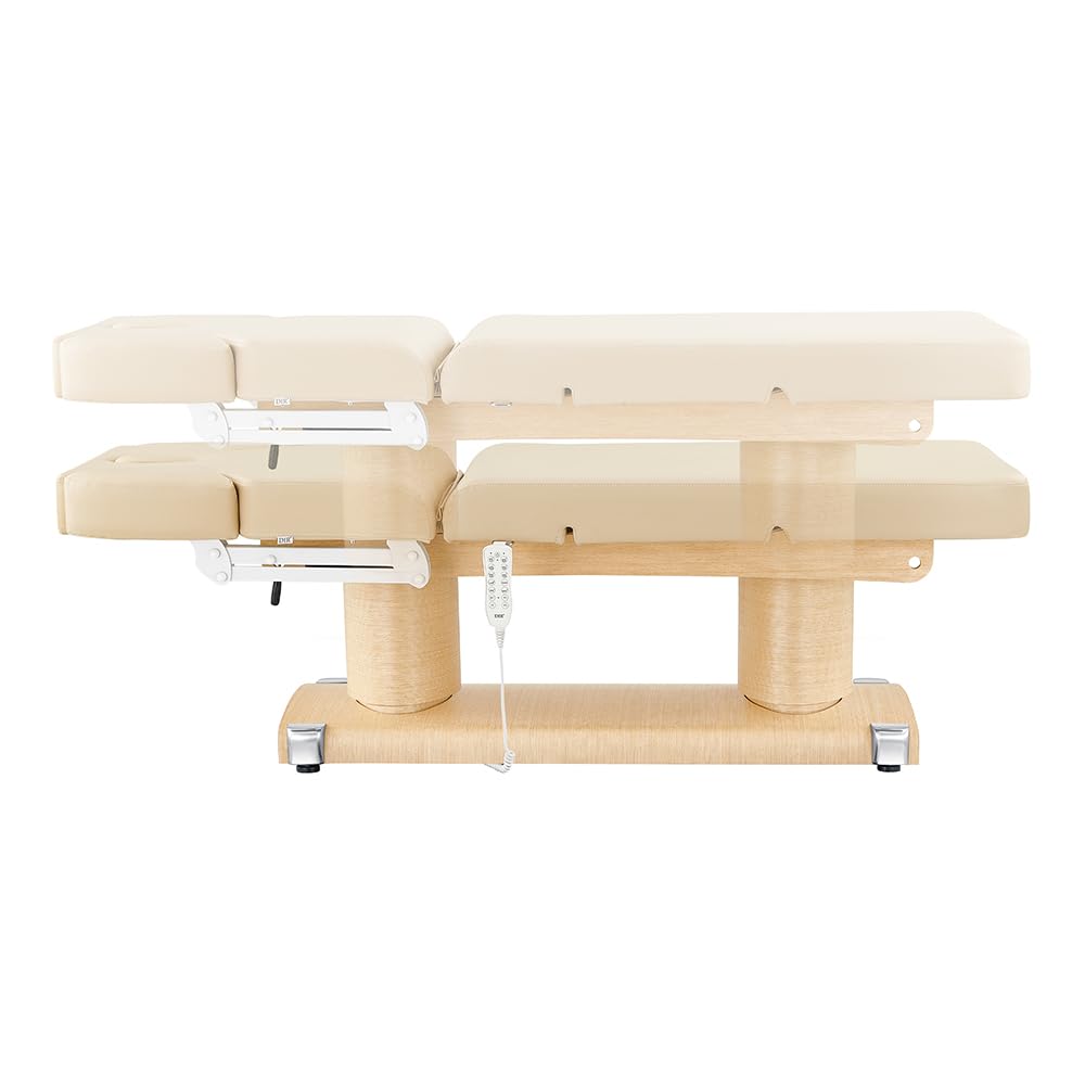 Luxury Electric Medical Spa Massage Bed with Extra Thick Padding - Full Electrical Adjustable Beauty Treatment Table for Facial, Body Care & Wellness (Perfect for Spas, Salons & Home Use)