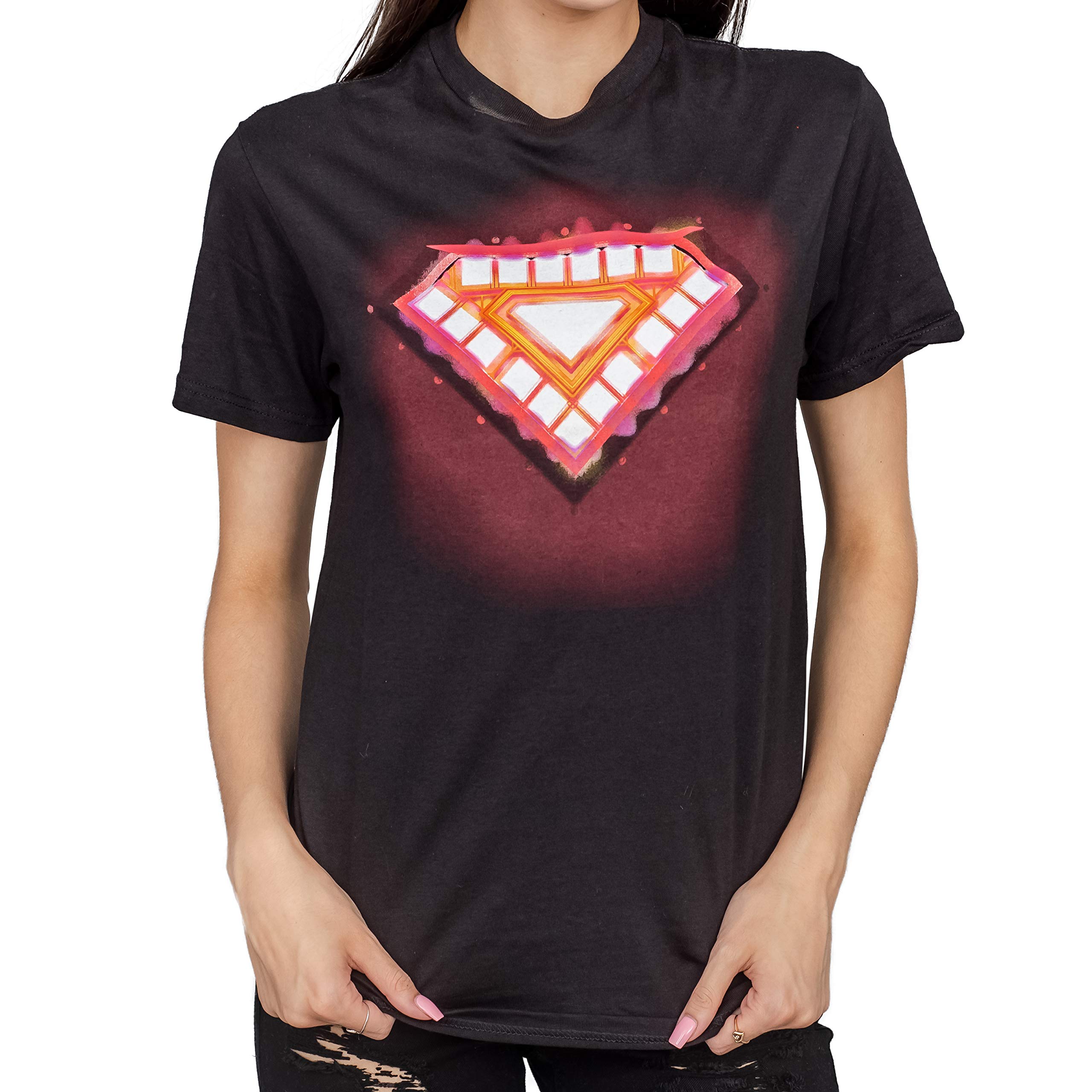 Iron Man Classic Core Black T-Shirt for Men - Marvel Superhero Graphic Tee - Casual Wear & Comic Con Cosplay