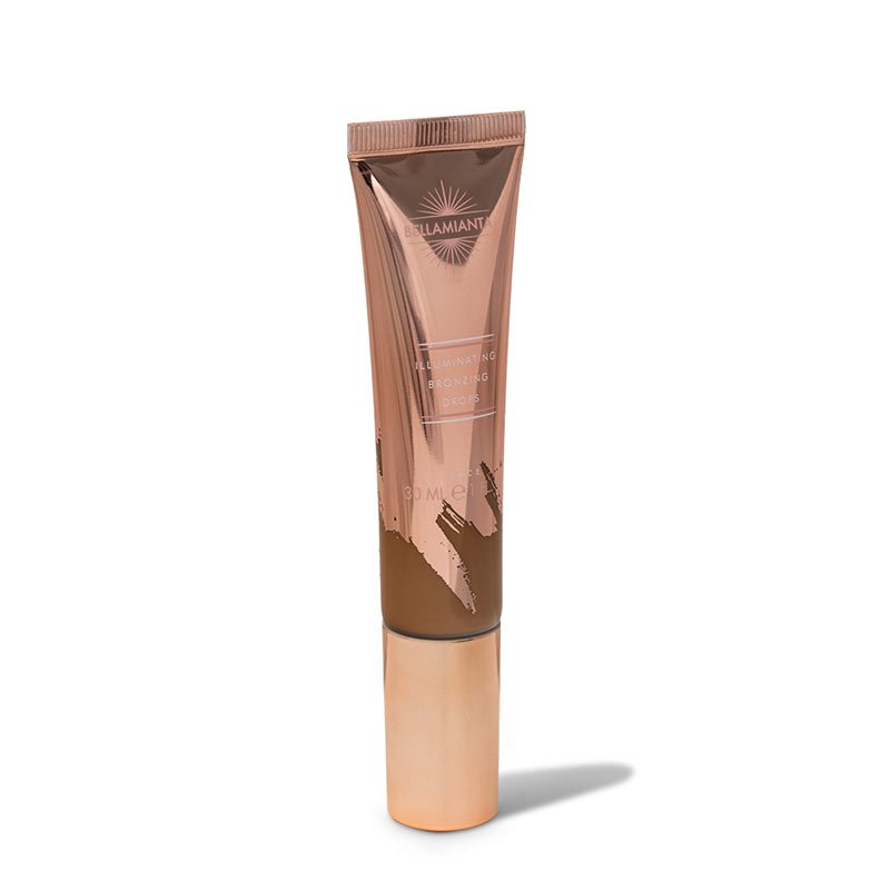 Bellamianta Illuminating Bronzing Drops - Natural Sun-Kissed Glow for Face & Body | Perfect for Summer Makeup & Self-Tanning Routine