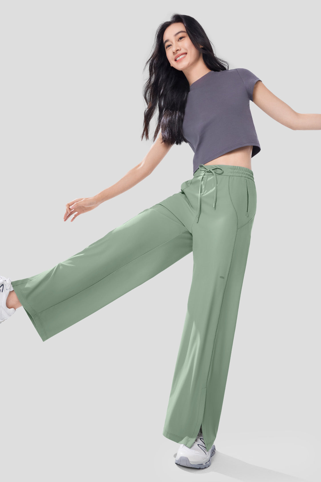 Vibrant Women's Cooling Sun Protection Pants UPF50+ - Lightweight Quick-Dry Hiking & Beach Pants for Outdoor Activities