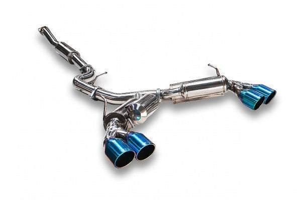 2008-2014 Subaru WRX STI Hatchback Performance Exhaust System with Tecno Tips - SM1301 0310G - Upgrade Your Ride for Street & Track Racing