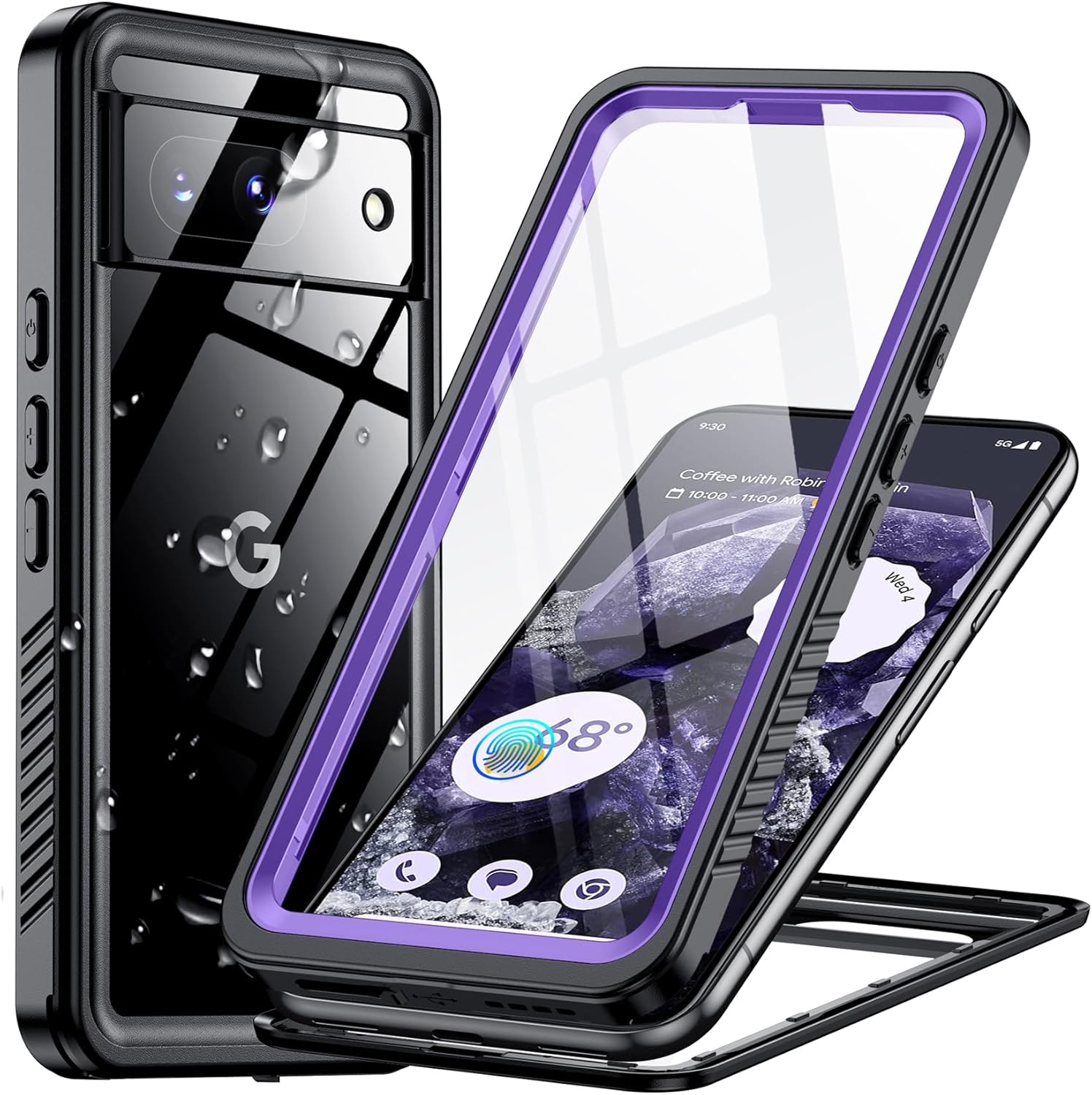 Google Pixel 8 Shockproof & Waterproof Phone Case - Rugged Protective Cover for Drops, Dust & Rain - Perfect for Outdoor Adventures, Travel & Daily Use