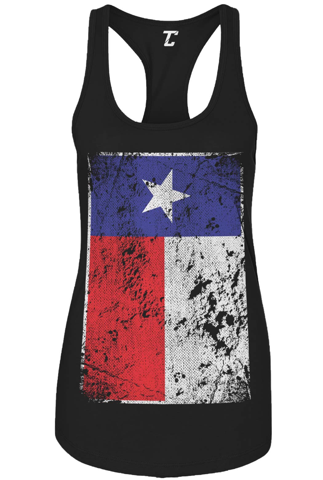Distressed Texas Flag Tank Top for Women - Lone Star State Style