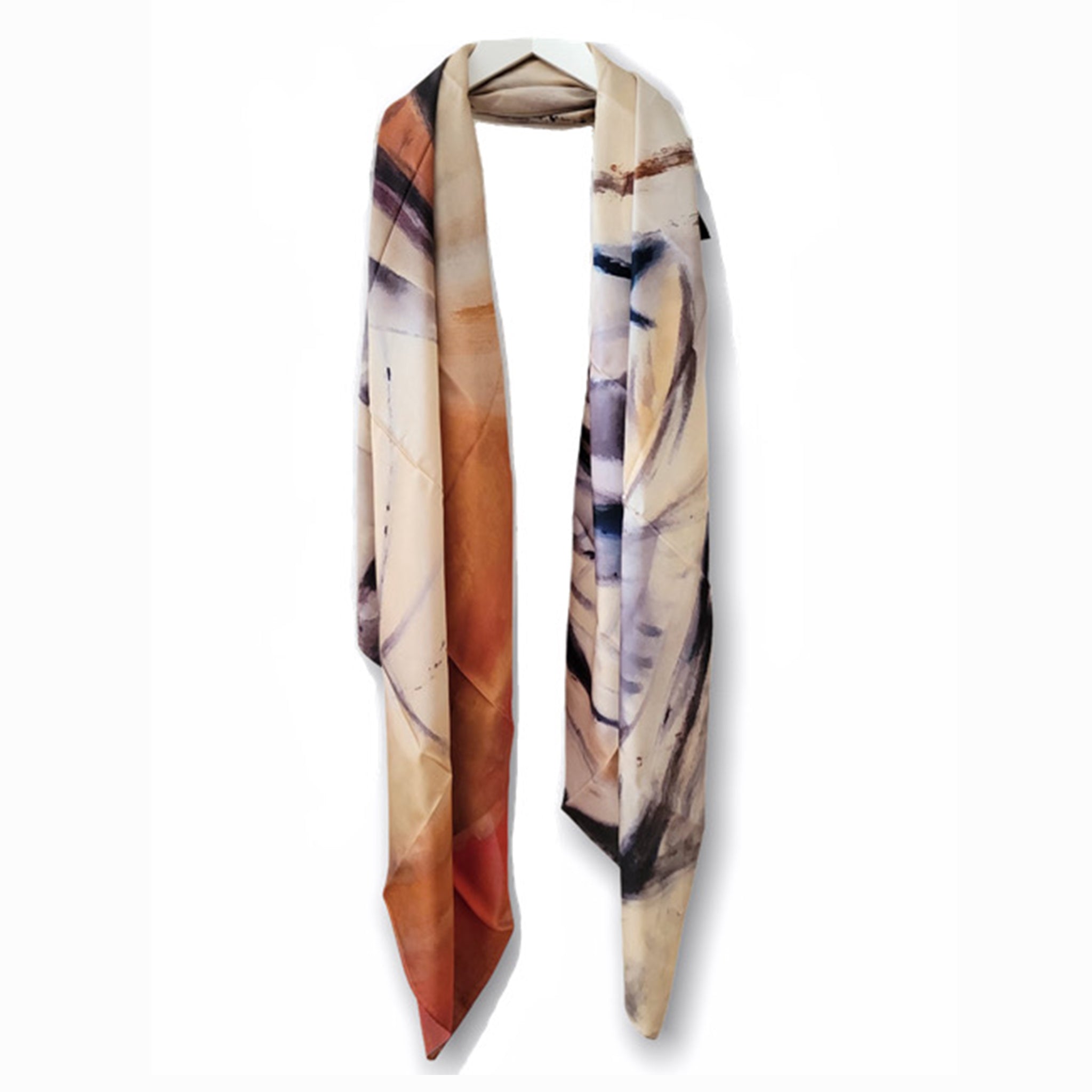 Sunrise Sail Modal Silk Scarf - Lightweight & Breathable Fashion Accessory for Women, Perfect for Travel, Beach, and Everyday Wear