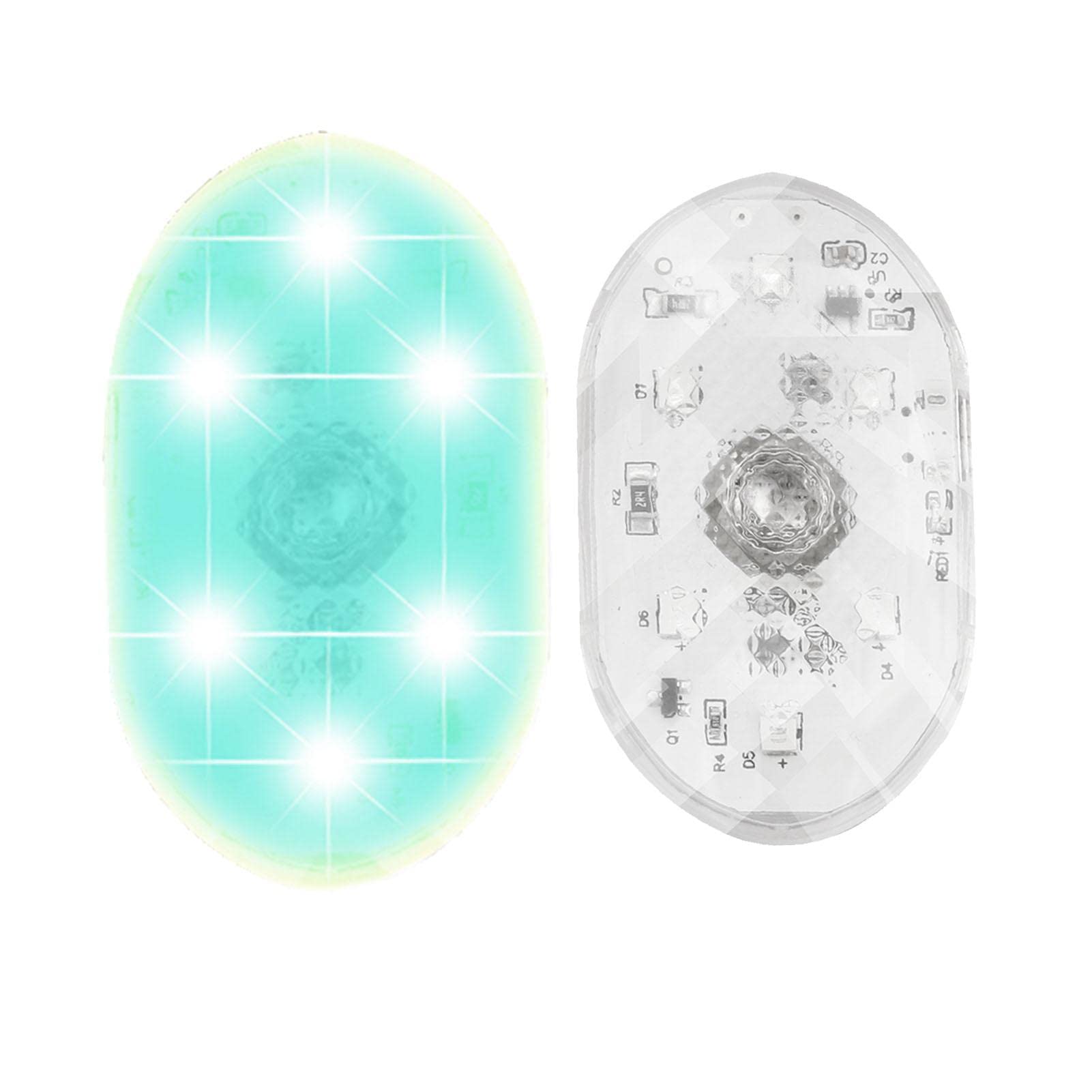 Rechargeable RGB Car Interior Lights - Multicolor LED Strip Lights for Cars, Closets, Cabinets & Counters | Perfect for Mood Lighting & Home Decor