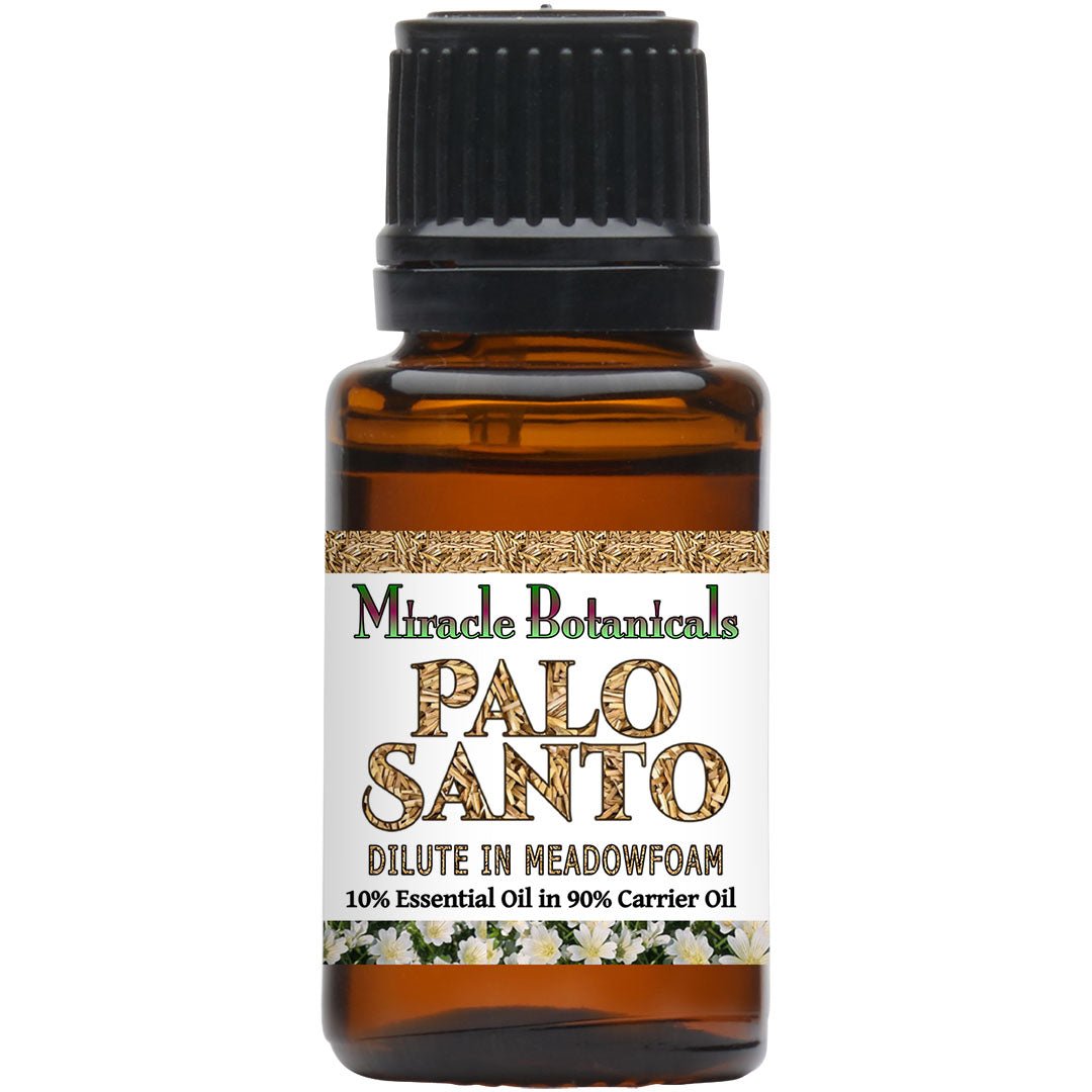Organic Palo Santo Essential Oil - 100% Pure & Wildcrafted (Bursera Graveolens) for Aromatherapy, Meditation & Spiritual Cleansing