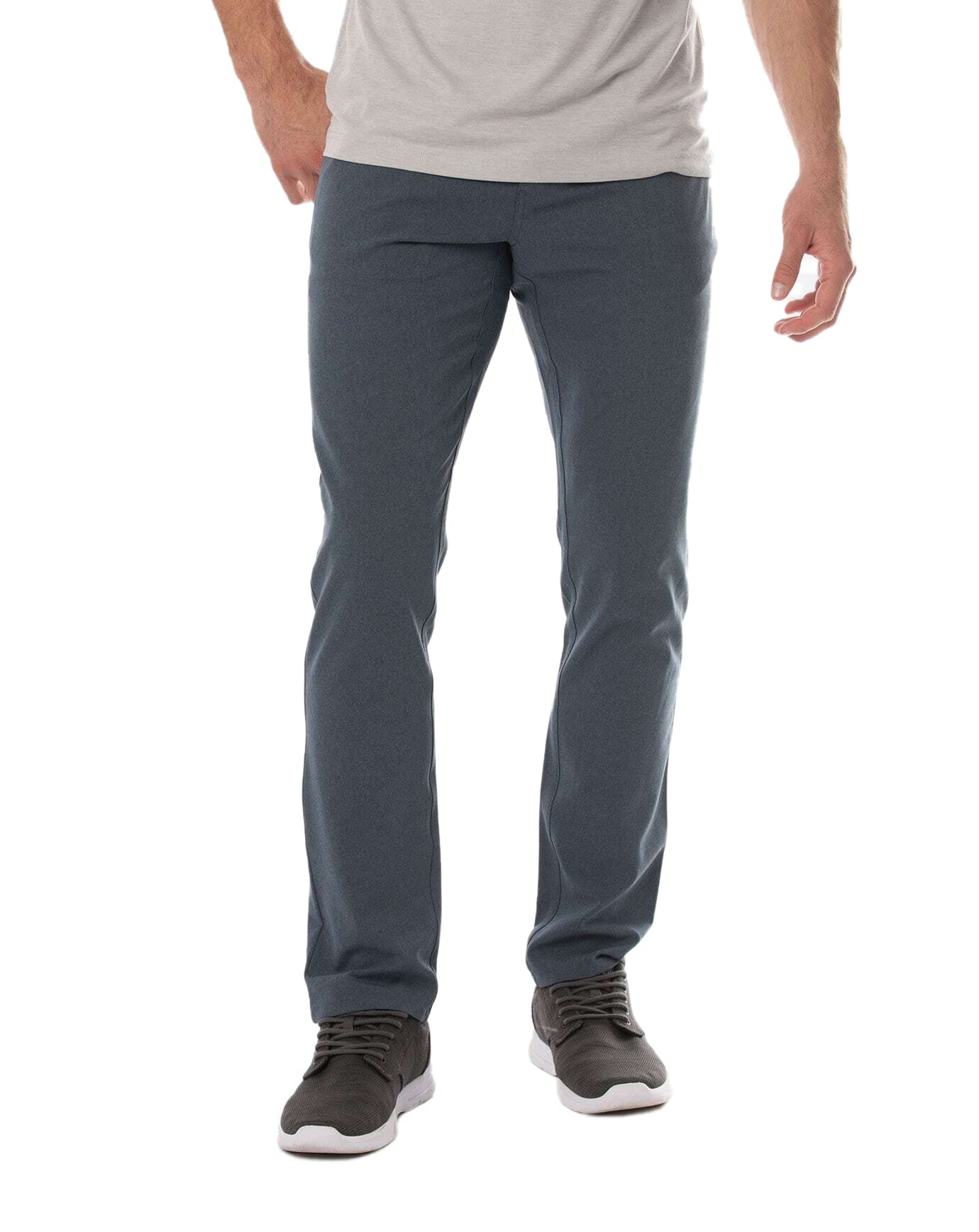 TravisMathew Open to Close Pants for Men - Heather Navy 38 - Comfortable Golf & Casual Wear for Work & Travel