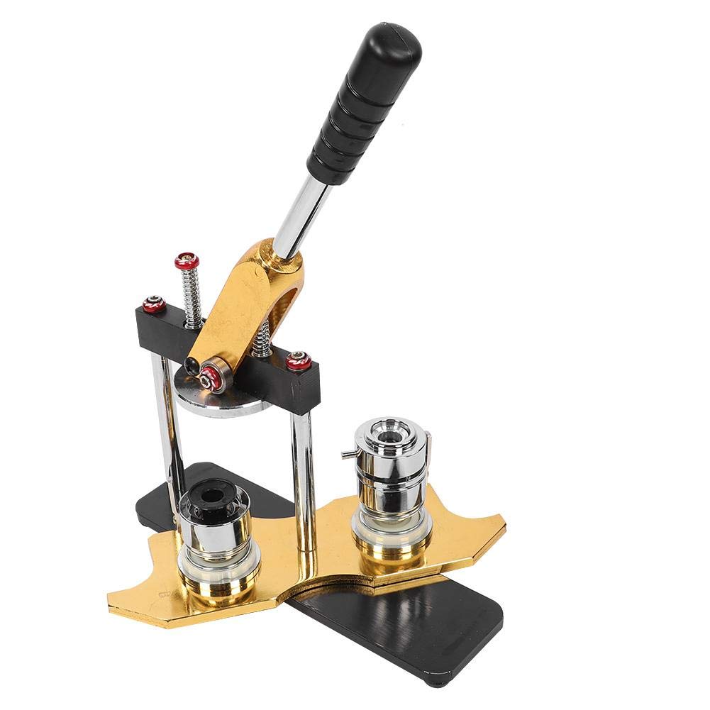 Sixx Pins Punch Press Machine - 25MM Badge Button Maker & Bottle Opener Tool for DIY Crafts, Custom Pins, and Home Brewing Accessories