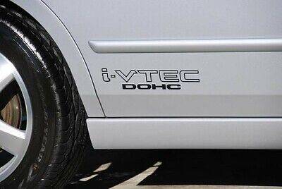 Custom VTEC DOHC Vinyl Stickers (2-Pack) - Die-Cut Decals for Honda Civic Si, Type R & RSX - Perfect for Car Enthusiasts & Vehicle Customization