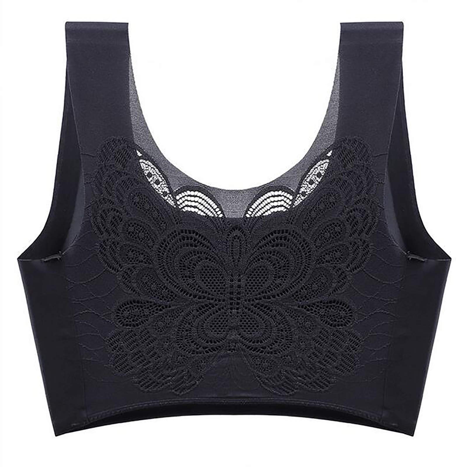 Women's Stretch Yoga Sports Bra - Plus Size Breathable Hollow Out Y-Back Design for Workout, Running & Fitness