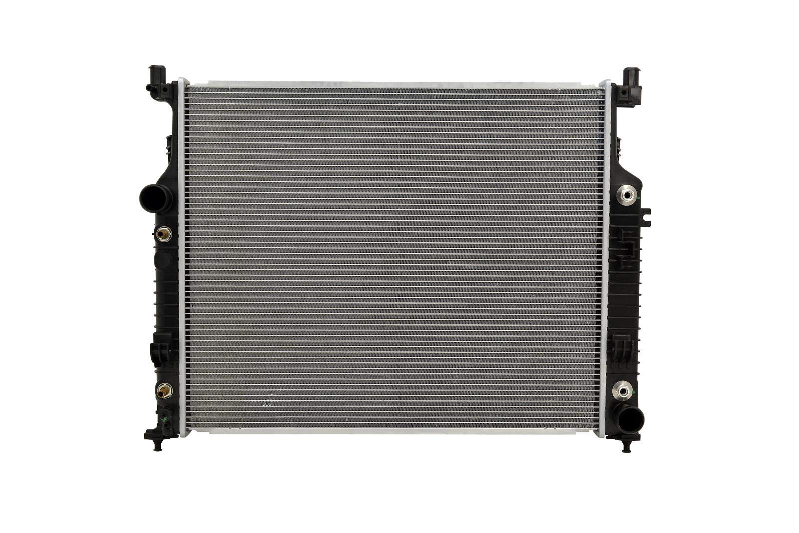 High-Performance Car Radiator - Aluminum Alloy Cooling System for Trucks, SUVs & Sedans - Perfect for Overheating Prevention & Engine Protection in Extreme Weather Conditions