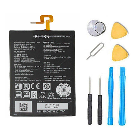 Premium Google Pixel 2 XL Battery Replacement Kit with Tools - Long Lasting OEM Replacement Battery for Google Pixel 2 XL - Perfect for DIY Phone Repair at Home or Office