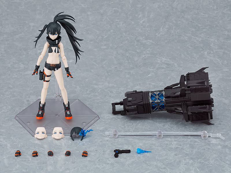 Black Rock Shooter: Dawn Fall Empress Figma Action Figure - Anime Collectible Model for Display & Cosplay - Perfect for Fans, Gift Giving & Shelf Decoration