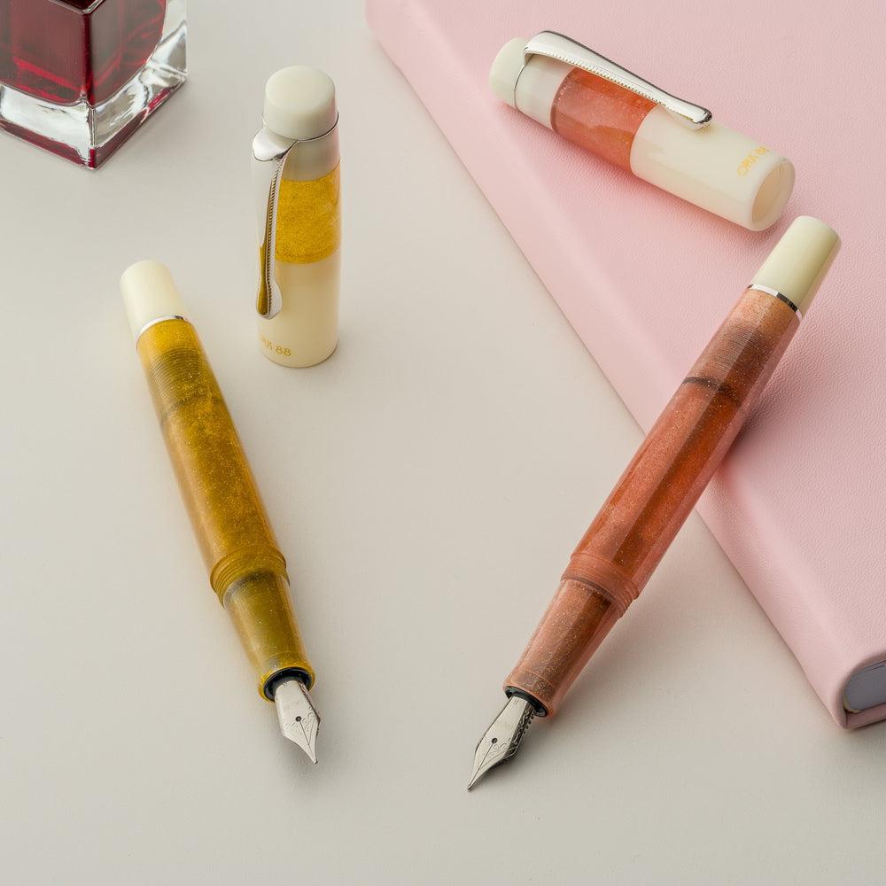 Opus 88 Koloro Fountain Pen (2023) - Premium Japanese Eyedropper Fountain Pen for Writing, Calligraphy & Gift Giving