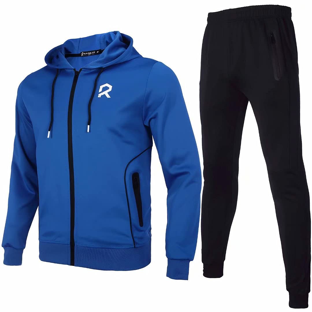 Men's Athletic Tracksuit Set - 2-Piece Casual Jogging Outfit for Running, Gym & Lounge Wear | Breathable & Comfortable Sweatsuits for Men