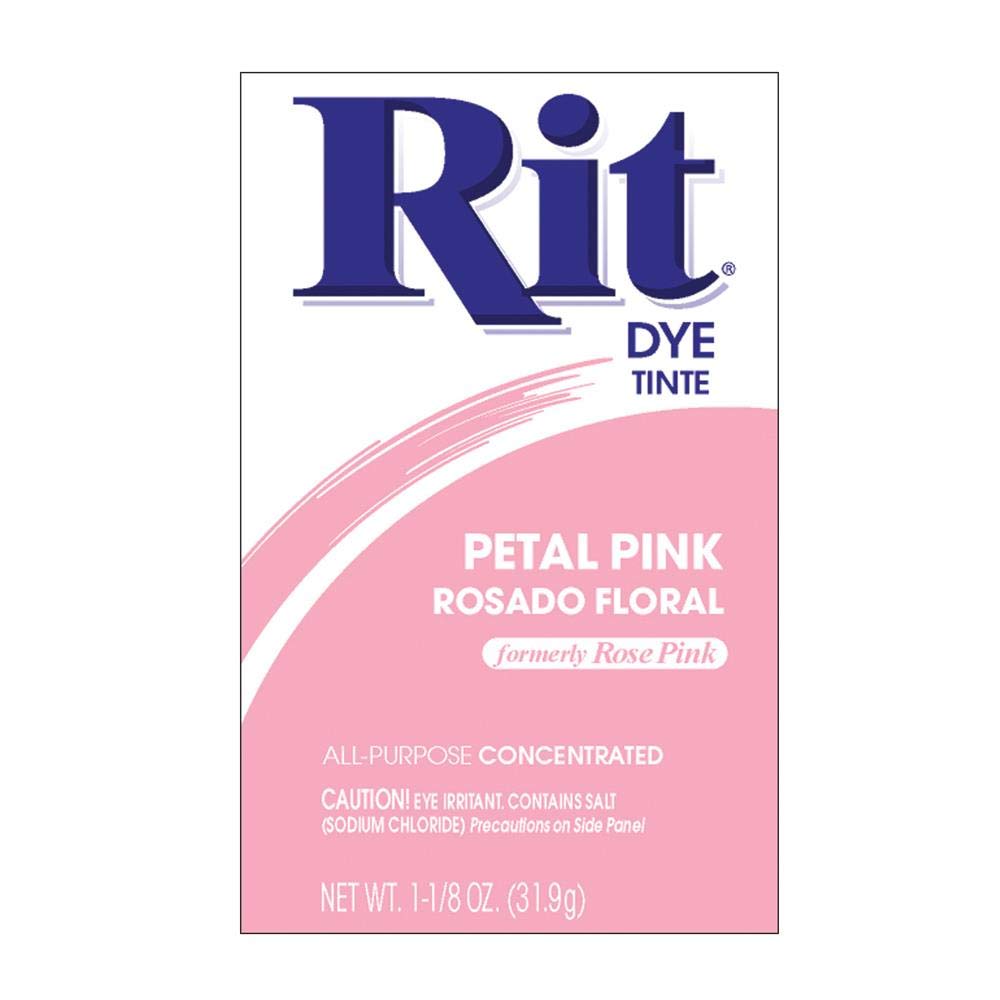 NAKOMA PRODUCTS 0340193 Rit Dye Powder - Petal Pink Fabric Dye for DIY Clothing, Home Decor & Crafts | Perfect for Tie-Dye, Cotton, Silk & More