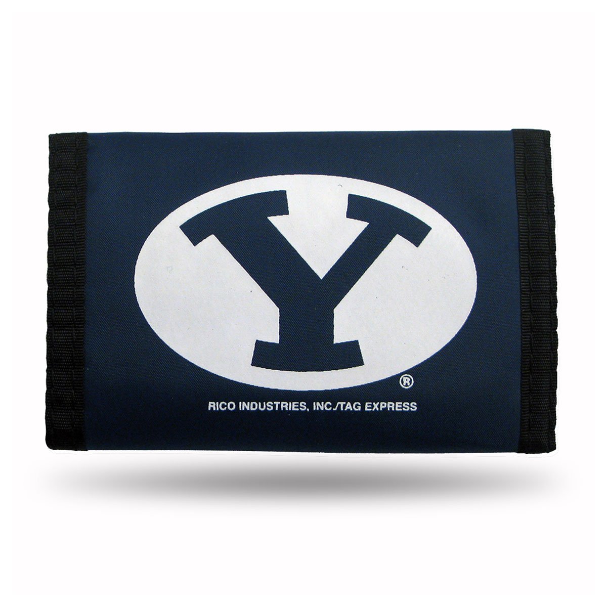 NCAA Licensed Nylon Tri-Fold Wallet for Men - Durable College Sports Wallet with ID Window & Card Slots - Perfect for Game Day, Travel & Everyday Use