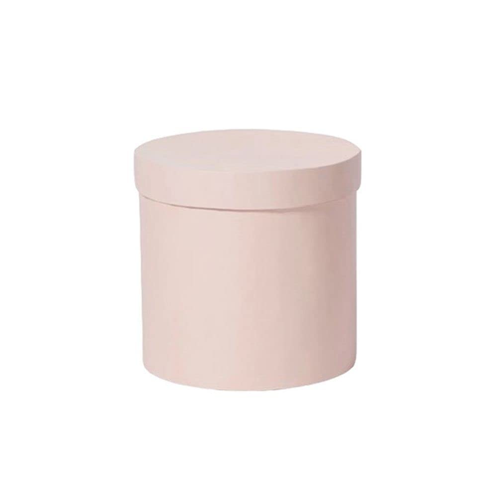 Portable Round Candy Rose Flower Gift Box - Small Hug Bucket Storage Container for Chocolate, Jewelry & Party Favors | Perfect for Valentine's Day, Wedding, Birthday Gifts & DIY Craft Packaging (Pink)