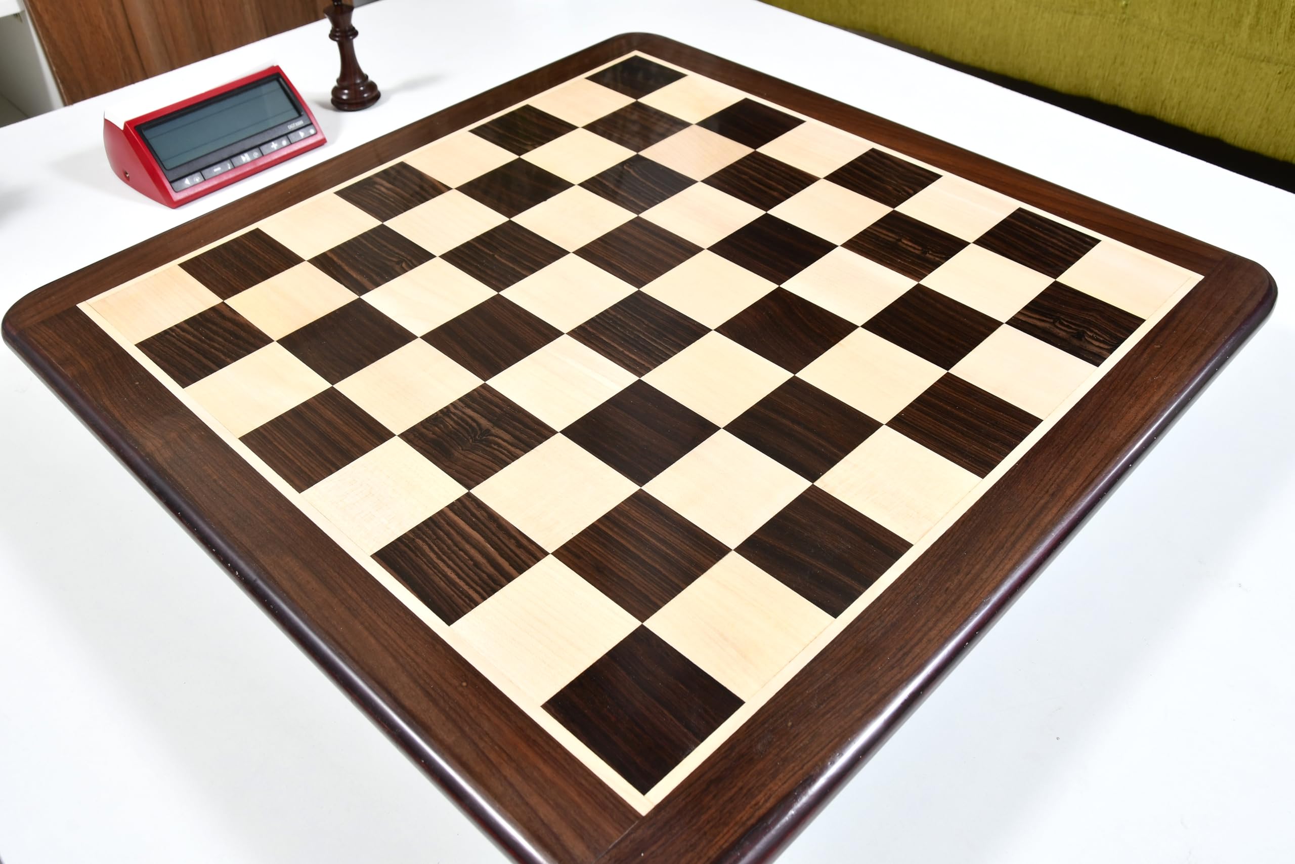 21'' Premium Wooden Chess Board Game - Handcrafted Indian Rosewood Chessboard with 55mm Squares | Perfect for Tournaments, Home Decor & Gifts