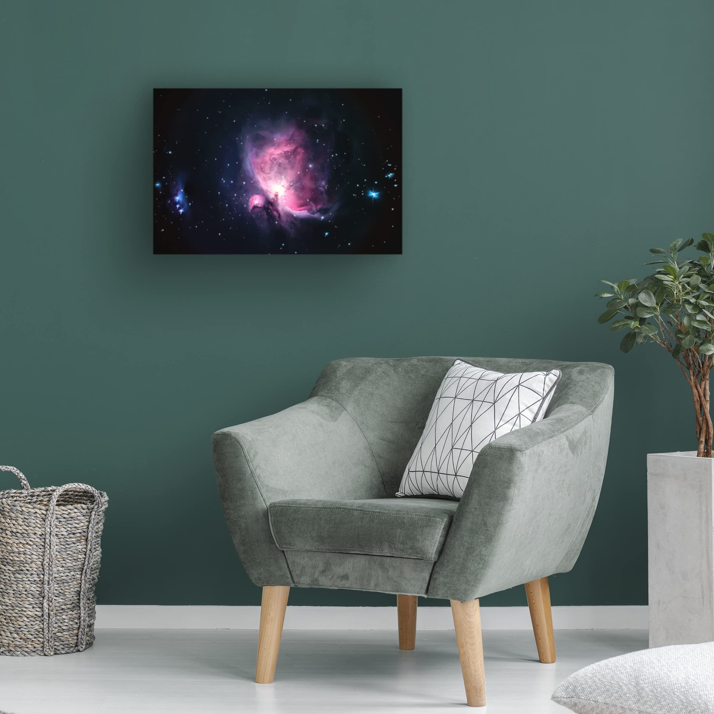 Trademark Fine Art 'Orion Nebula' Canvas Wall Art by Andrea Auf dem - Stunning Space Galaxy Decor for Living Room, Bedroom & Office
