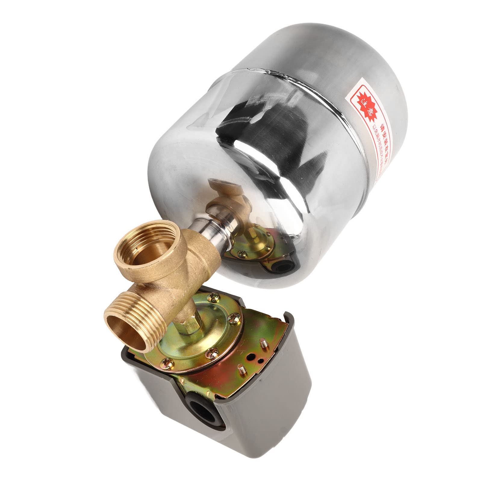 Low Pressure Switch, Water Pump Pressure Switch, Automatic On/Off Pressure Tank Pump Switch with Leak Detection for Garden - Ideal for Irrigation Systems, Home Water Supply, and Outdoor Plumbing