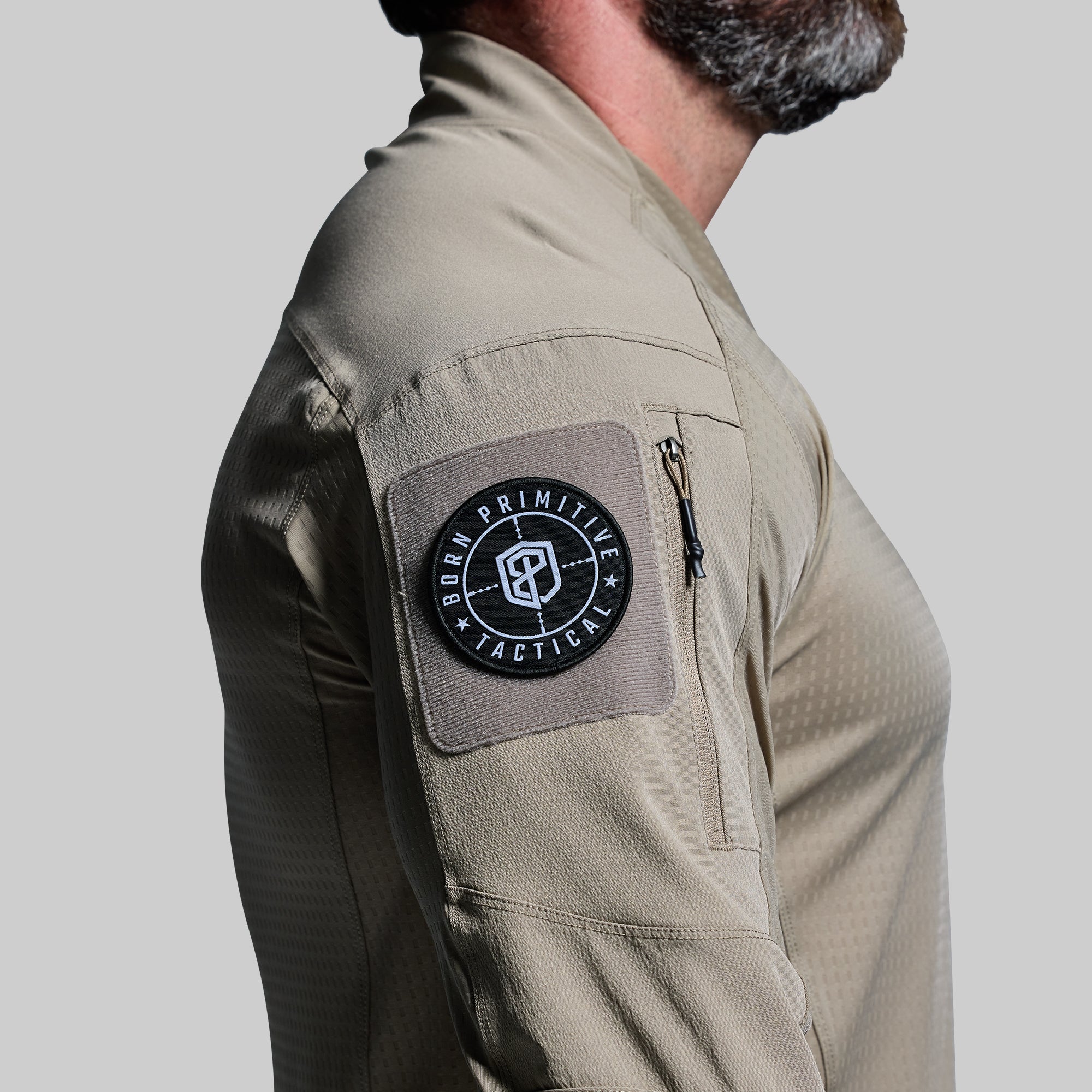 Long Sleeve Op Top Pro - Desert Tan Tactical Shirt for Outdoor Adventures, Hiking & Military Training | Moisture-Wicking & Durable Performance Wear
