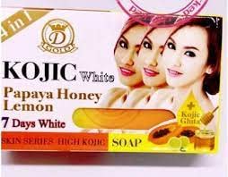 Kojic Acid White Papaya Honey Lemon Soap 160g - Skin Brightening & Lightening Bar for Face & Body - Natural Glow for Acne, Dark Spots & Uneven Tone - Perfect for Daily Skincare Routine