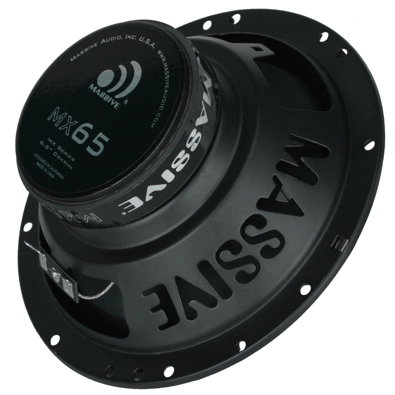 MX65V2 6.5-Inch 2-Way 60W RMS Coaxial Car Speakers - High-Quality Sound for Cars, Trucks & SUVs | Perfect for Upgrading Your Vehicle Audio System