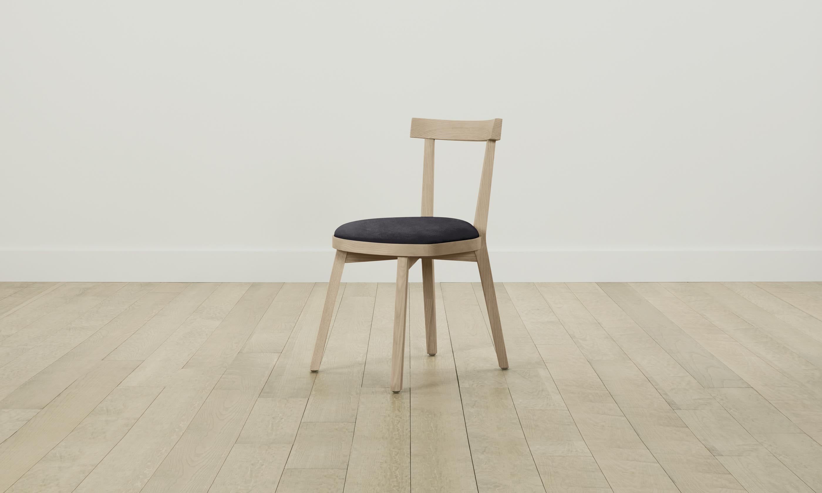 Allen Dining Chair - Performance Velvet Flannel Upholstered Seat - Elegant & Comfortable for Dining Room, Kitchen, or Office Use