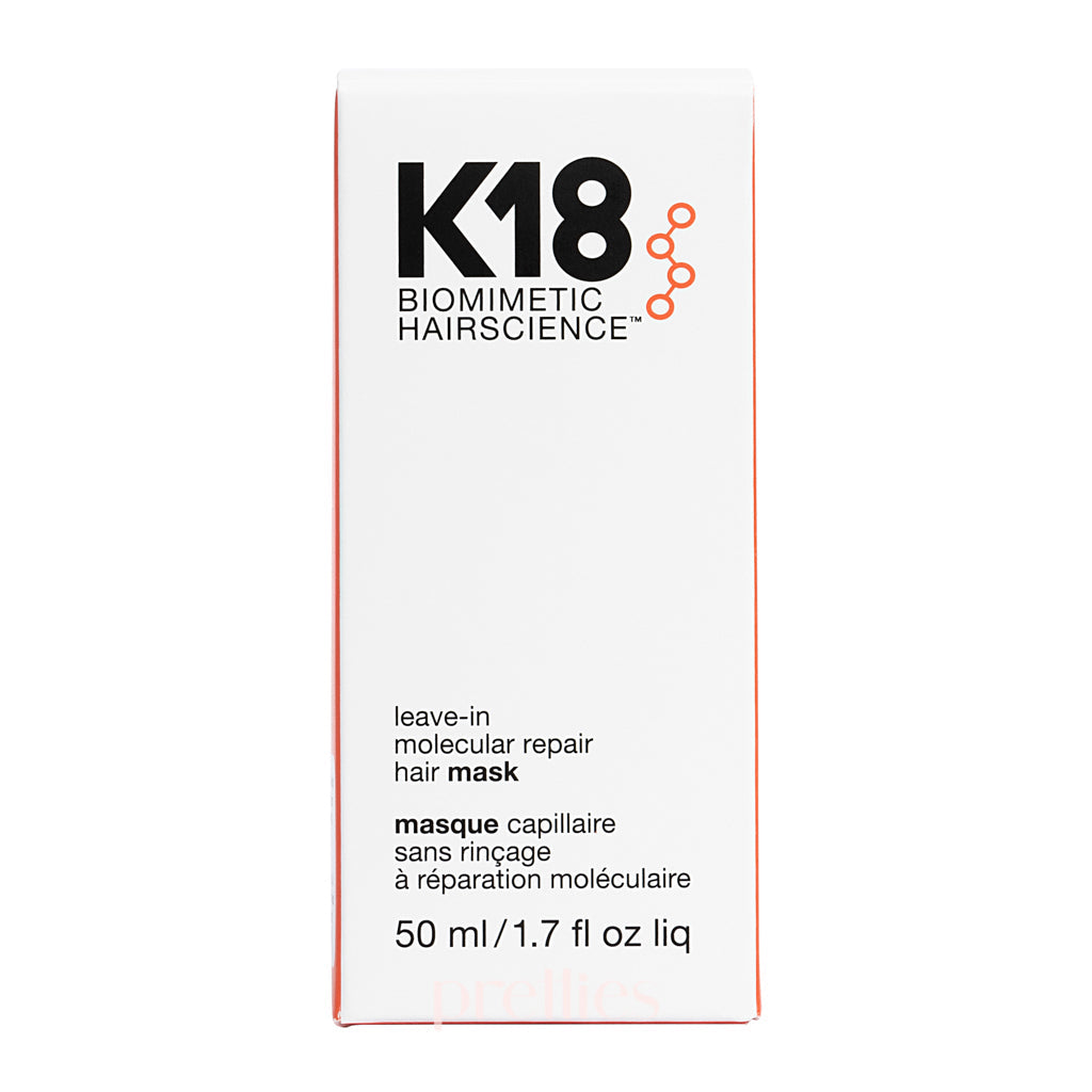 K18 Leave-In Molecular Repair Hair Mask 50ml - Deep Conditioning Treatment for Damaged Hair - Perfect for Salon-Quality Hair Care at Home