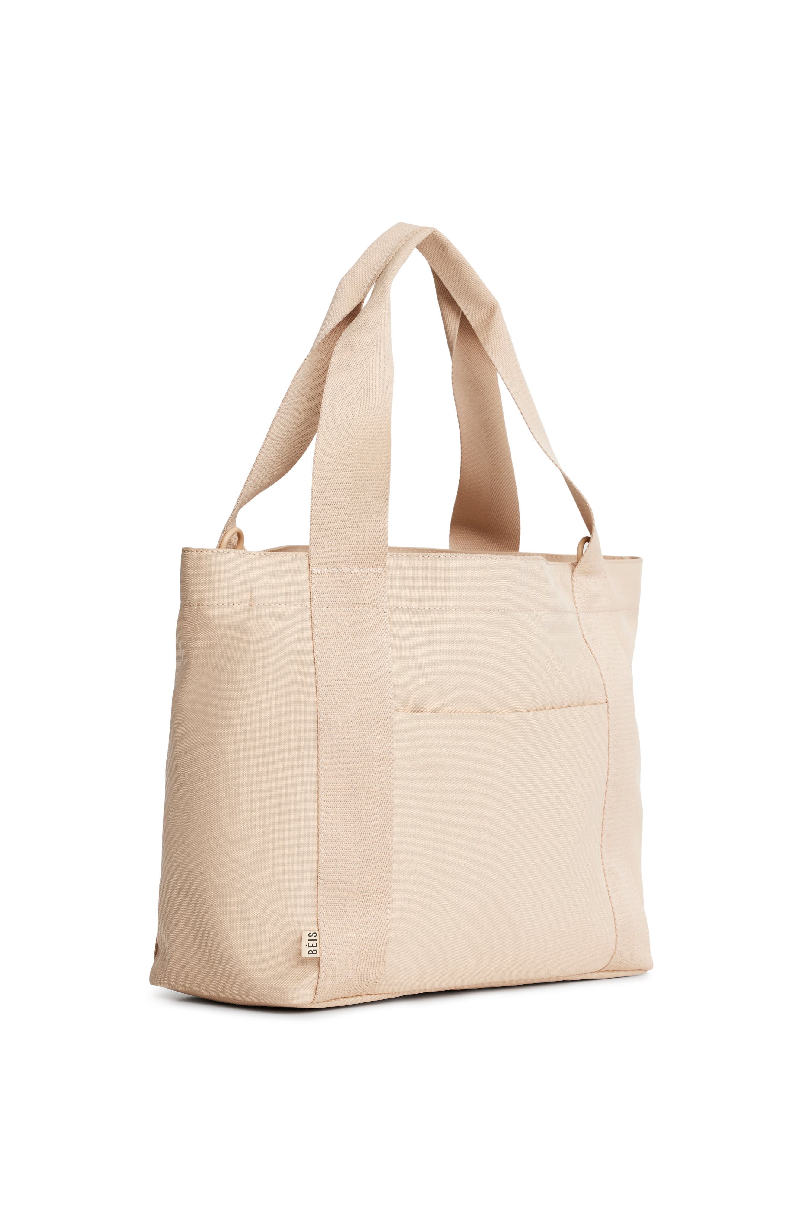 The BÉISics Tote Bag in Beige - Stylish & Spacious Canvas Tote for Work, Travel & Everyday Use