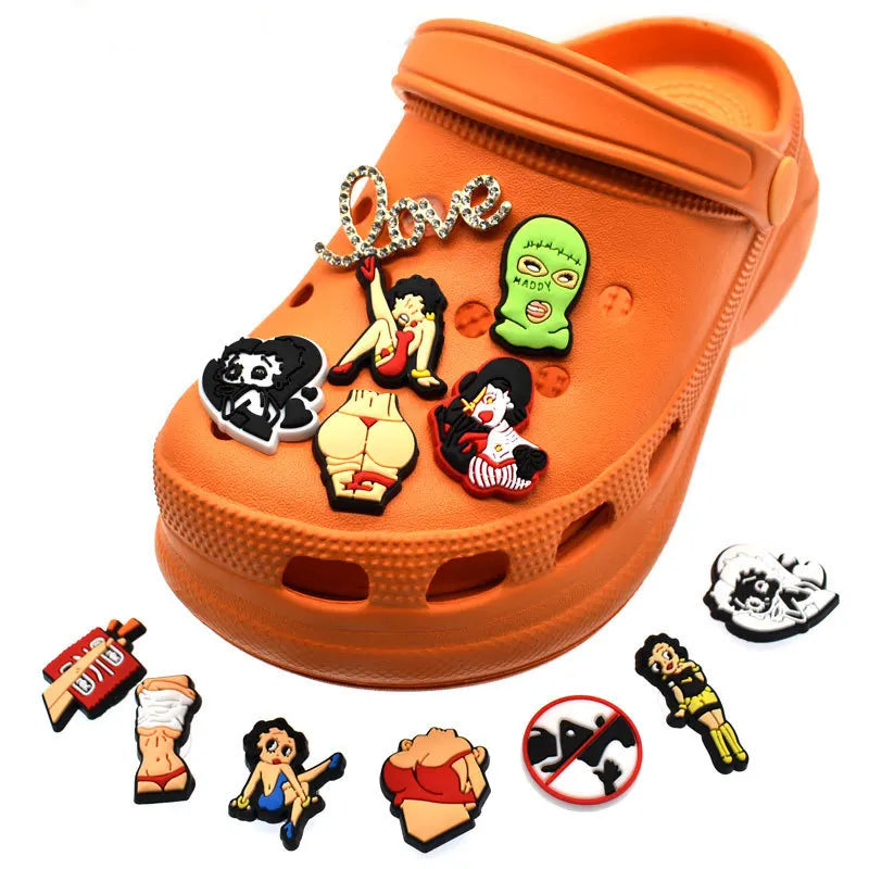 Cute PVC Shoe Charms for Crocs, Clogs & Sandals - DIY Shoe Decorations Accessories - Perfect for Parties, Gifts & Summer Fashion