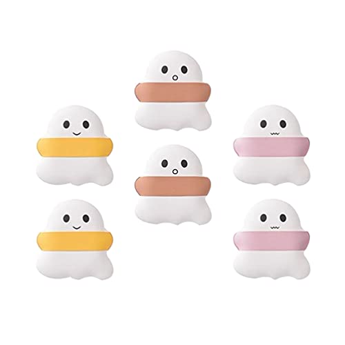 SOLUSTRE 6Pcs Makeup Sponge Set - Soft Marshmallow Shaped Blending Sponge for Foundation, Powder & Liquid Makeup | Reusable & Washable Beauty Sponge | Perfect for Professional Makeup Artists & Everyday Use | Great for Contouring, Baking & Flawless Finish